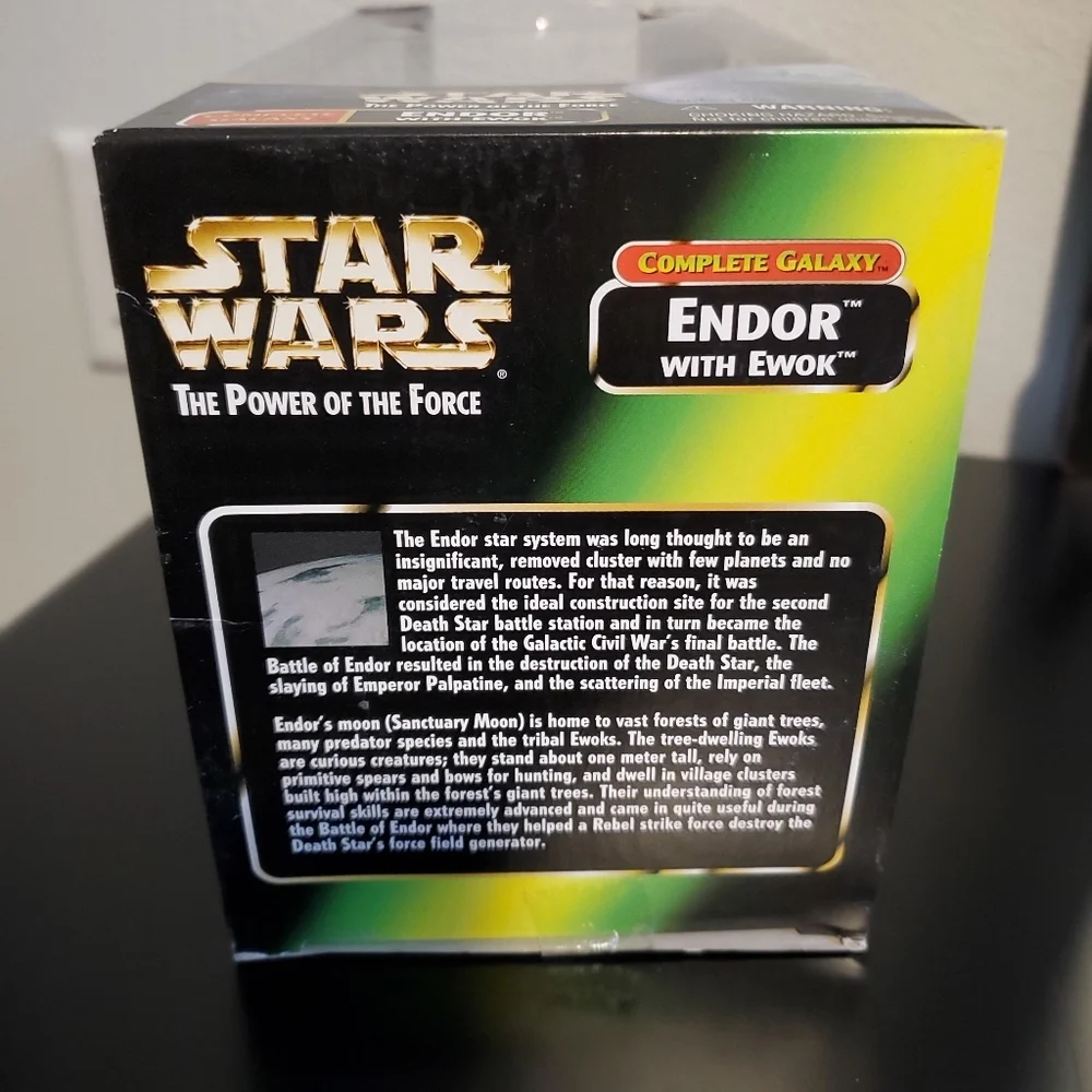 POTF Star Wars Endor with Ewok 1998 Kenner Hasbro New Box L👀K